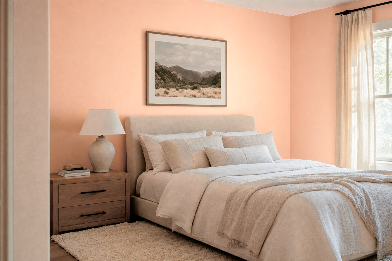 Conch Shell by Benjamin Moore on interiors