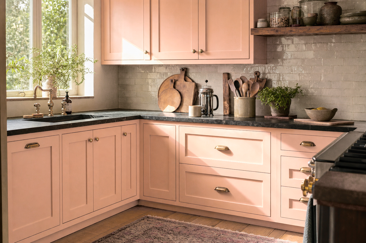Crazy by Benjamin Moore on cabinets