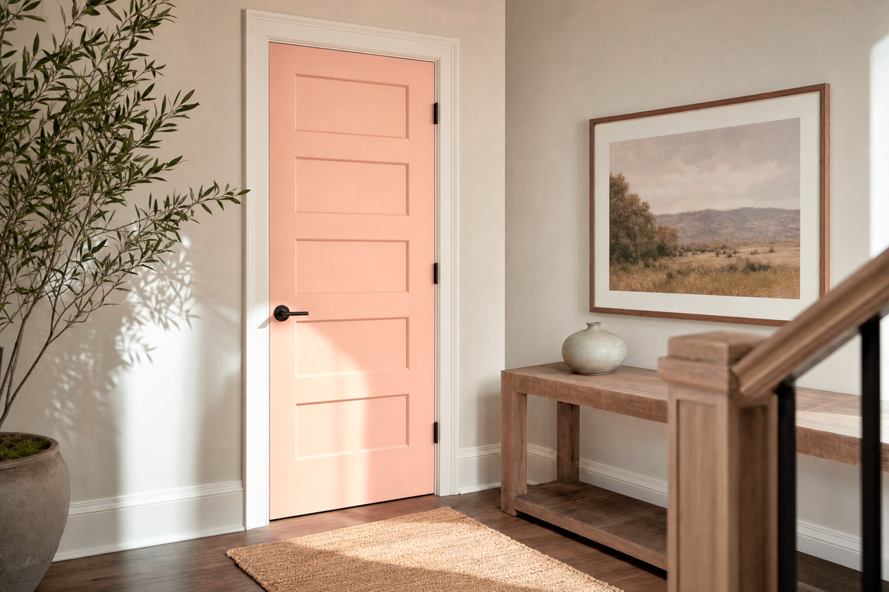 Crazy by Benjamin Moore on interior-doors