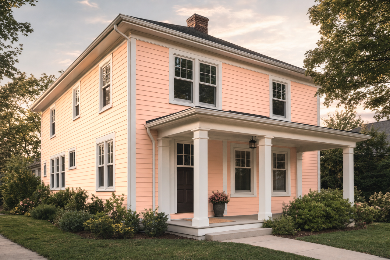 Fresh by Benjamin Moore on exterior