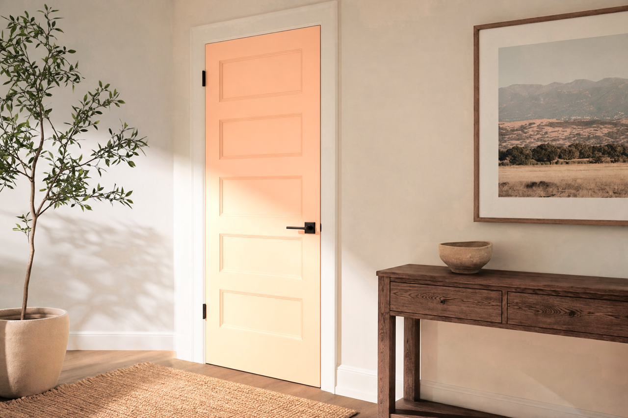 Fresh by Benjamin Moore on interior-doors