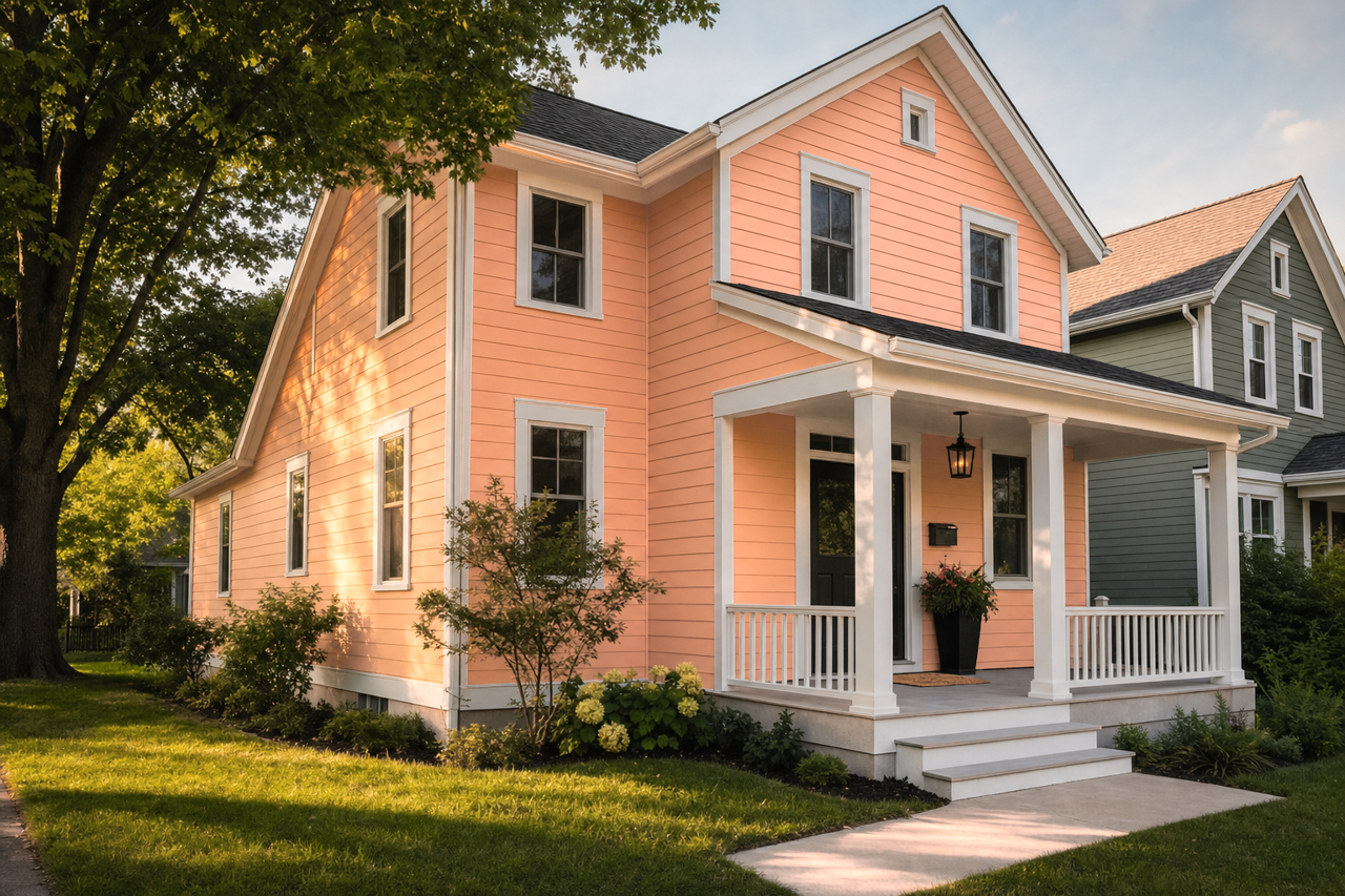 Myrtle by Benjamin Moore on exterior