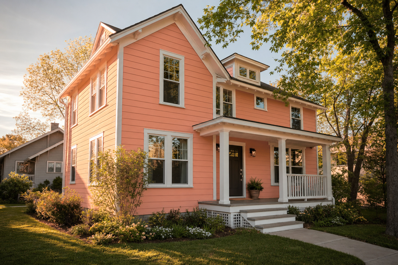 Vegetable by Benjamin Moore on exterior
