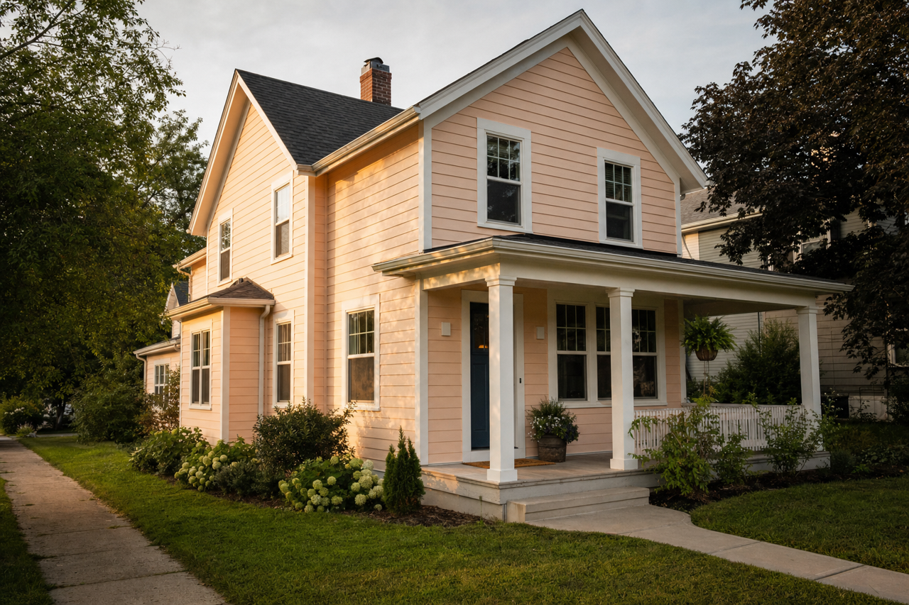 Nautilus Shell by Benjamin Moore on exterior