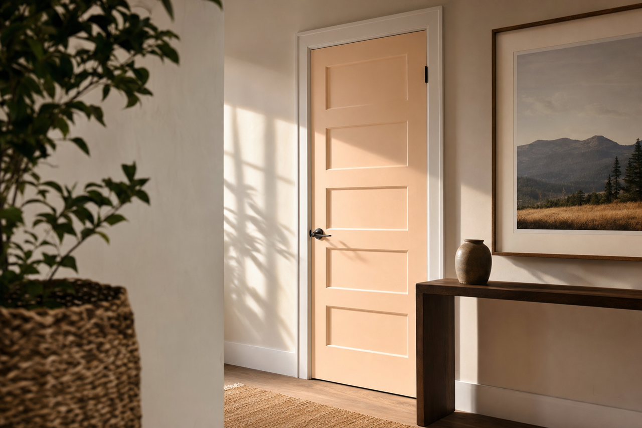 Nautilus Shell by Benjamin Moore on interior-doors