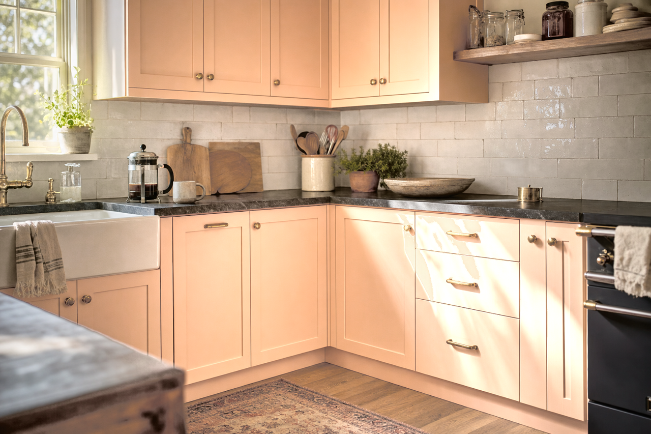 Forever by Benjamin Moore on cabinets
