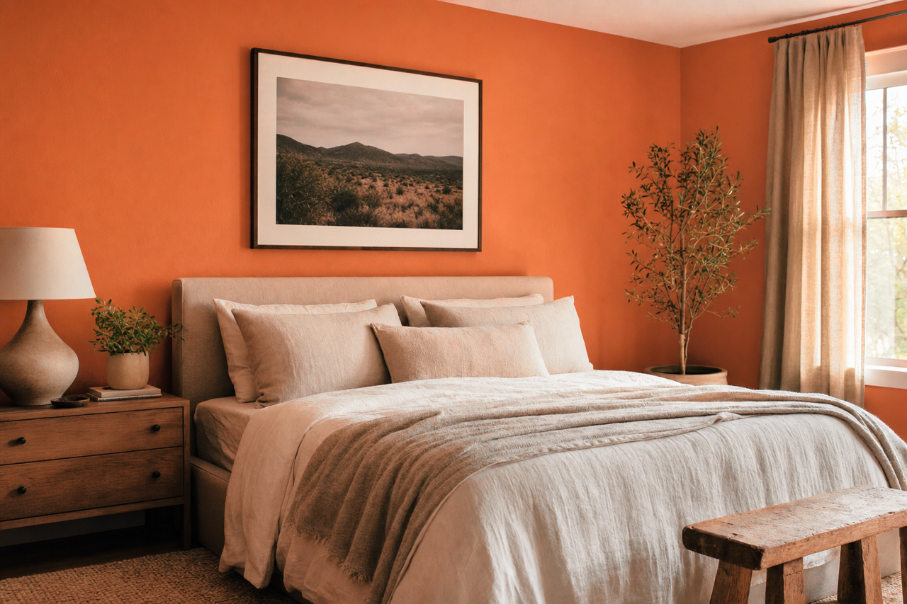 Corlsbud by Benjamin Moore on interiors