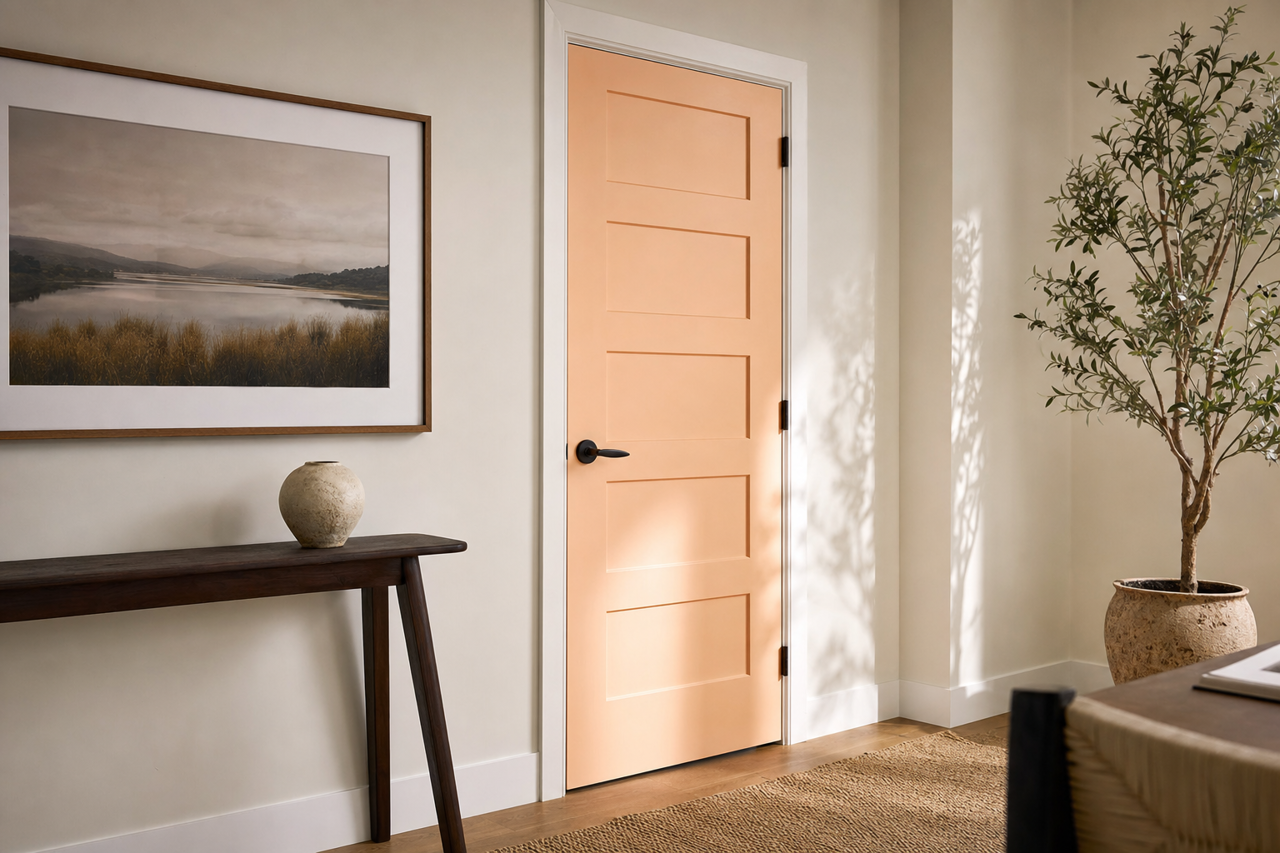 Daytona by Benjamin Moore on interior-doors