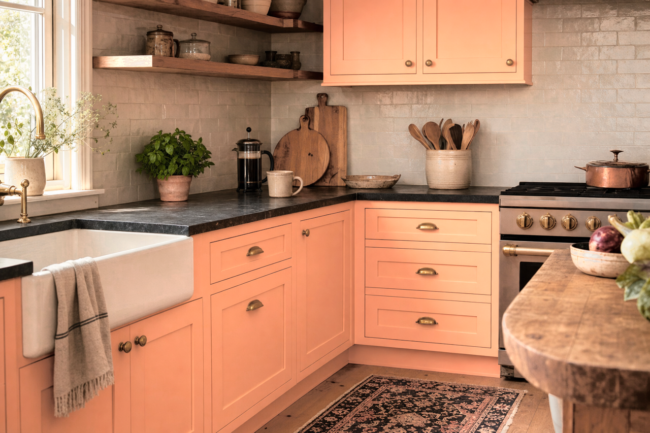 Intense by Benjamin Moore on cabinets