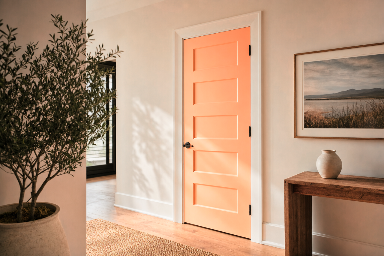 Intense by Benjamin Moore on interior-doors