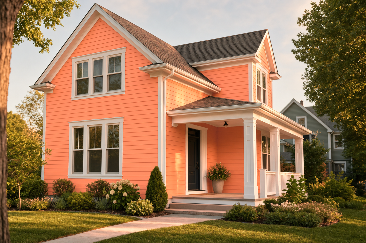 Sunset by Benjamin Moore on exterior