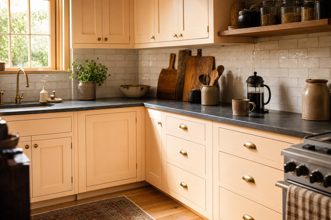 Arizona by Benjamin Moore on cabinets