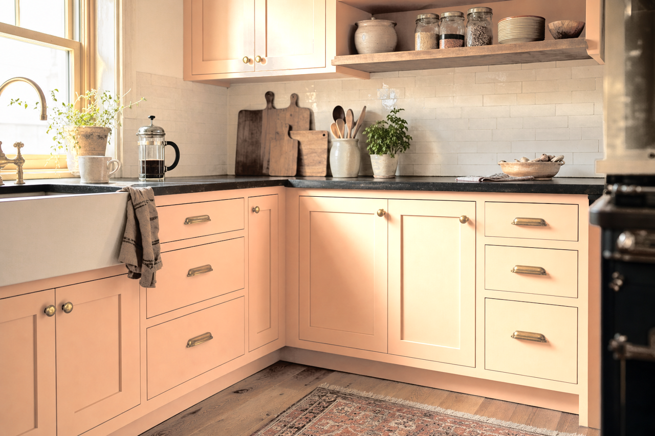 Sunfish by Benjamin Moore on cabinets