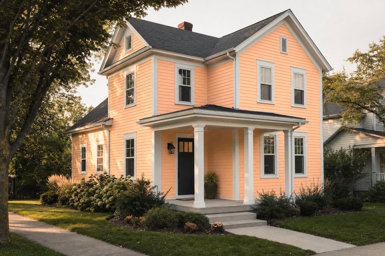 Hugs by Benjamin Moore on exterior