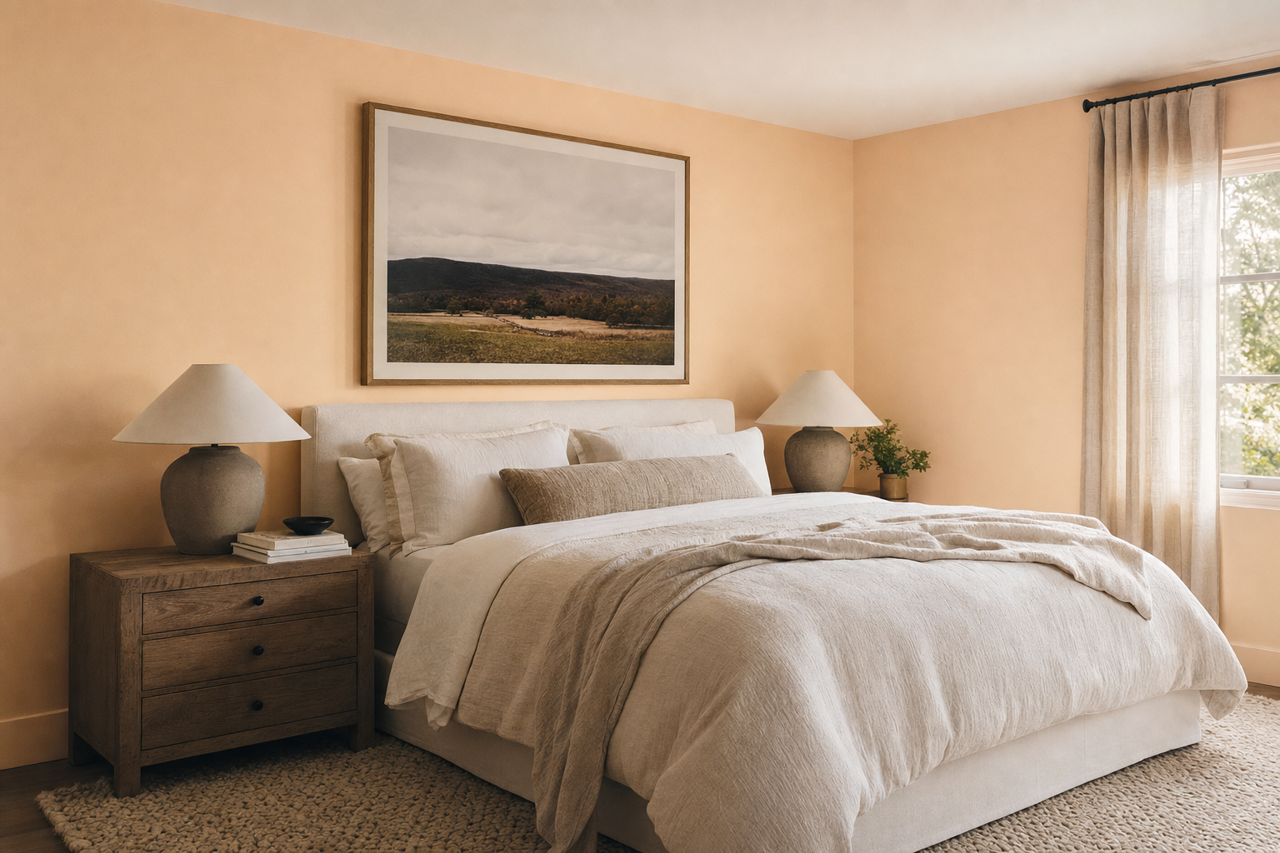 Candle by Benjamin Moore on interiors