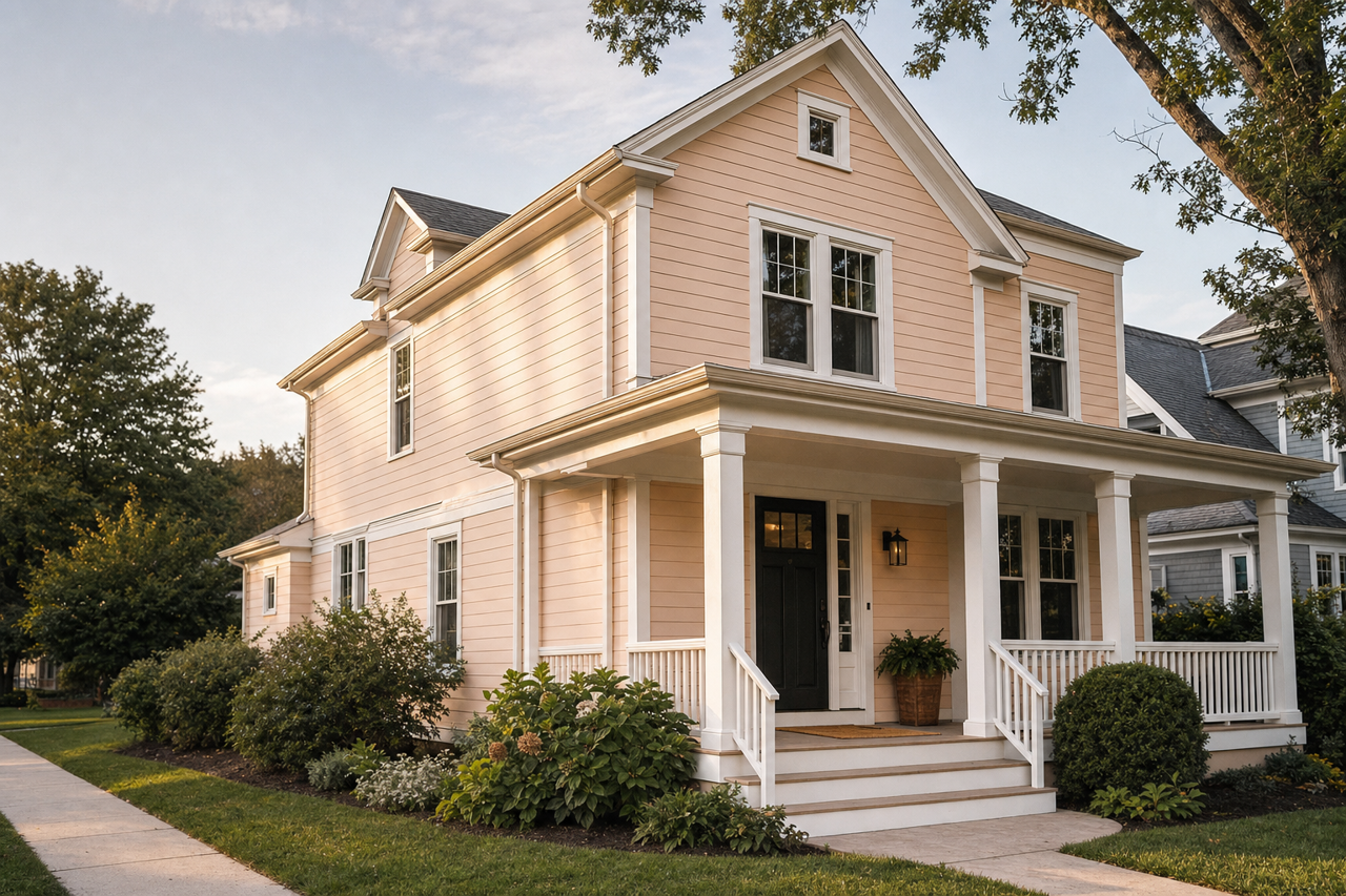 March Ice by Valspar on exterior