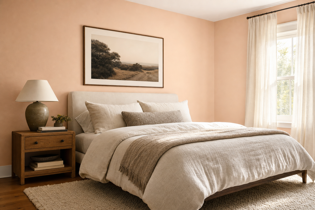March Ice by Valspar on interiors