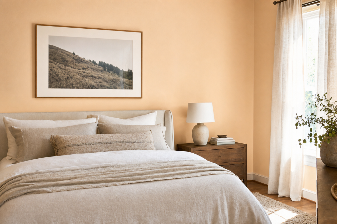 March Breeze by Valspar on interiors