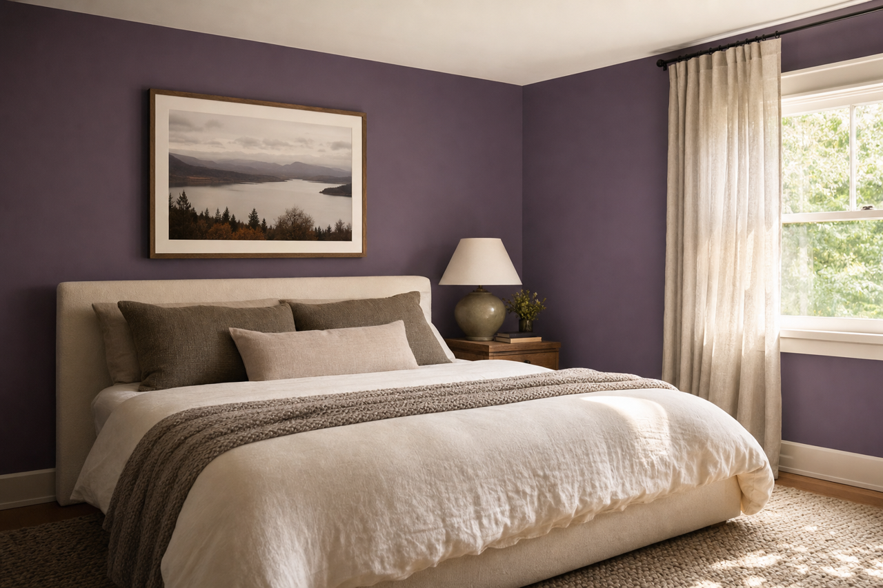 Velvet Beret by Valspar on interiors