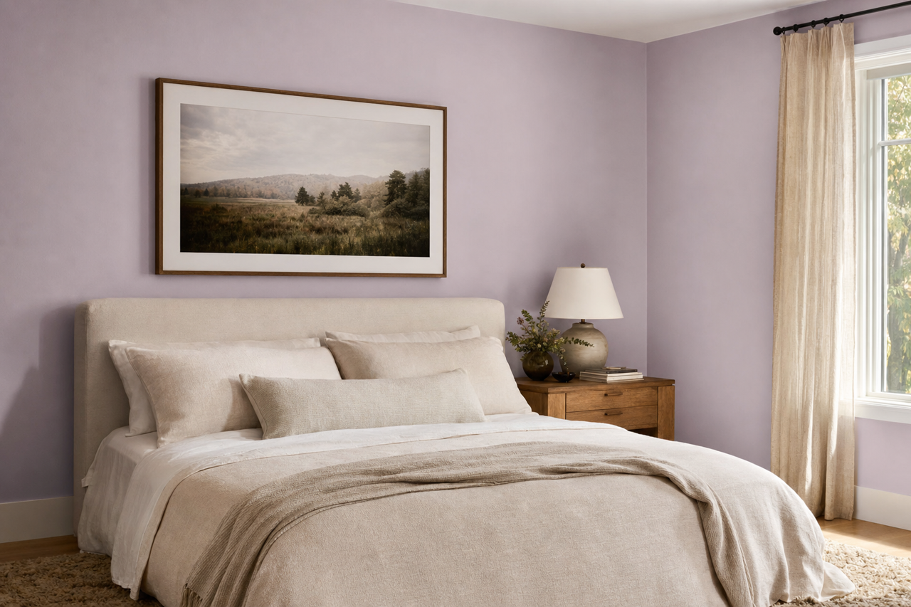 Playful Petal by Valspar on interiors