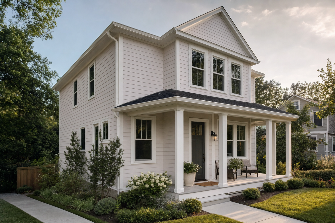 Fainting Violet by Valspar on exterior