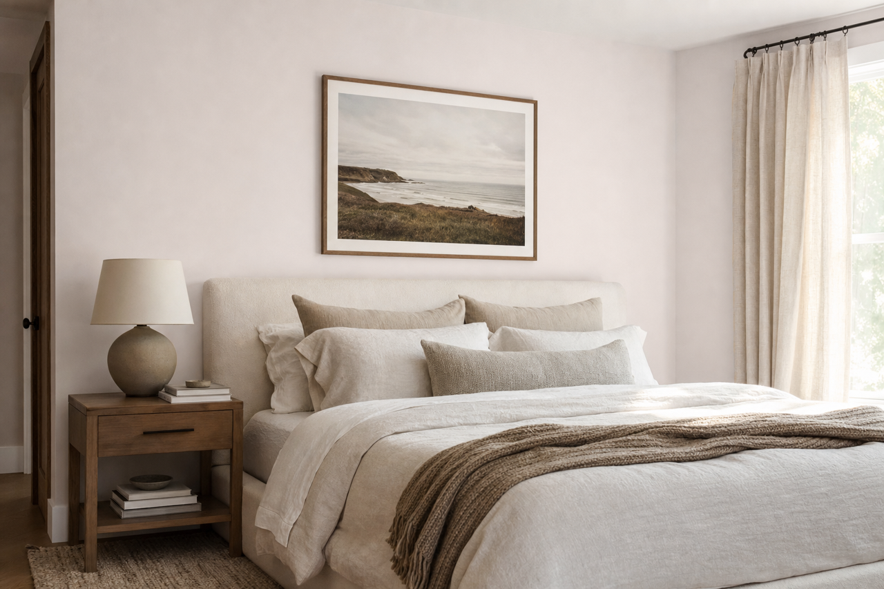 Fainting Violet by Valspar on interiors