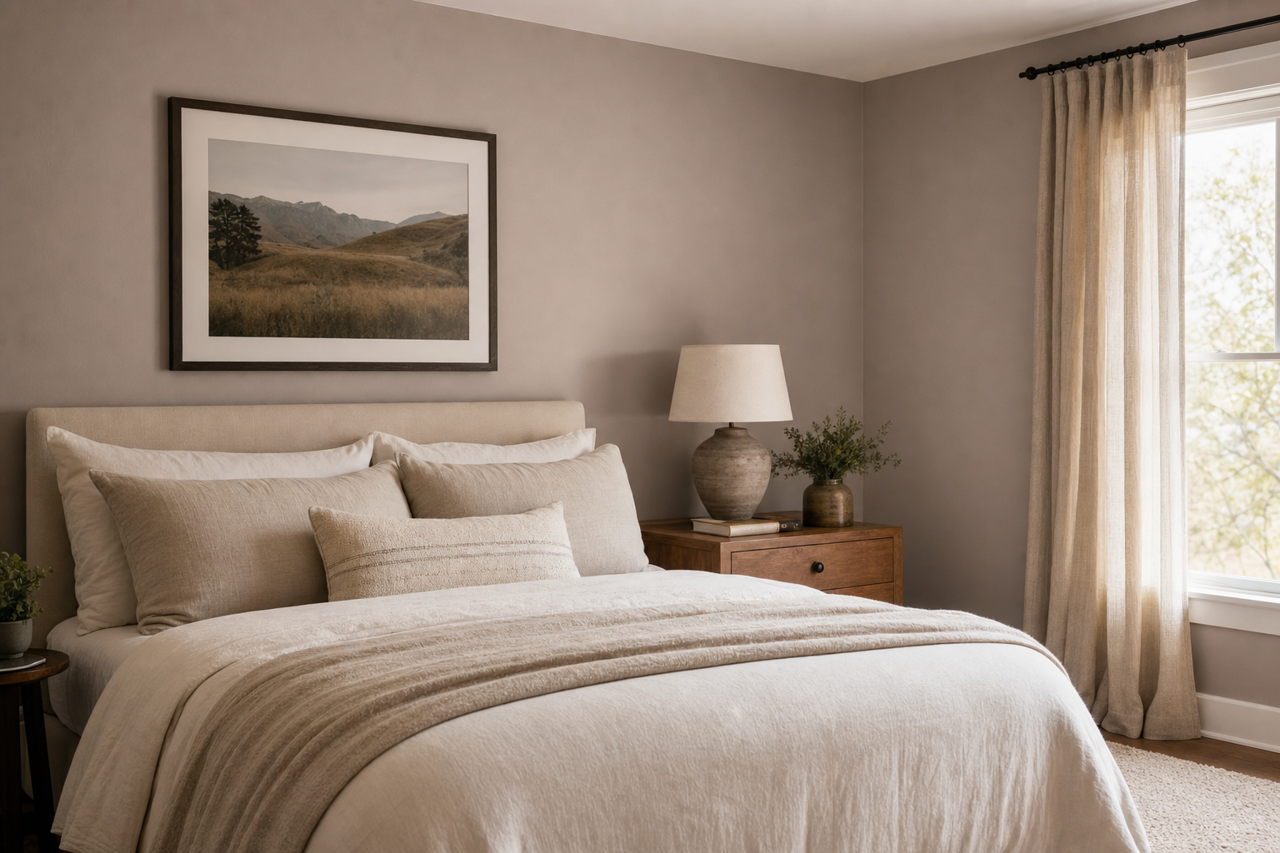 Channel Seal Gray by Valspar on interiors
