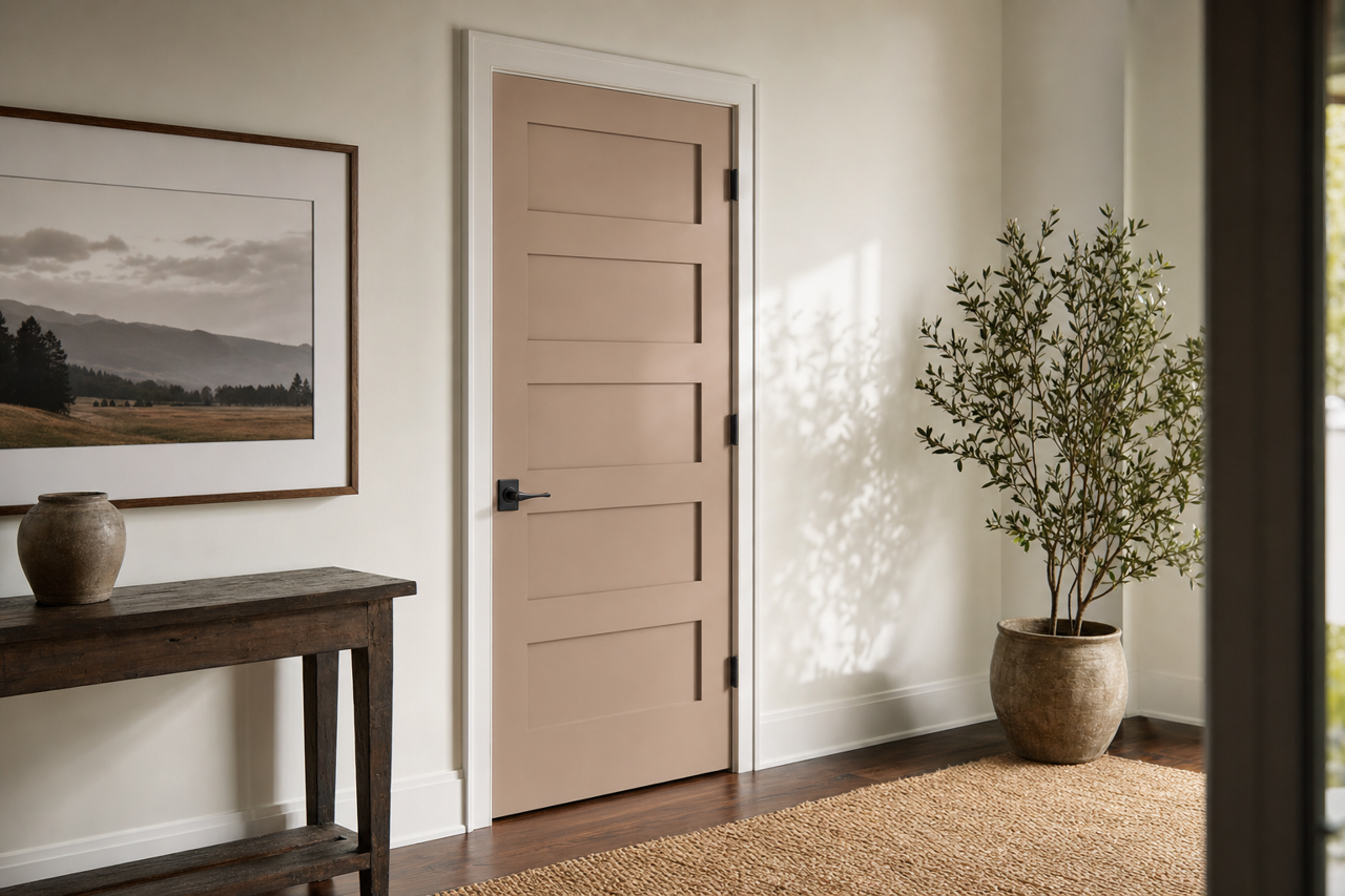 Wool Coat by Valspar on interior-doors