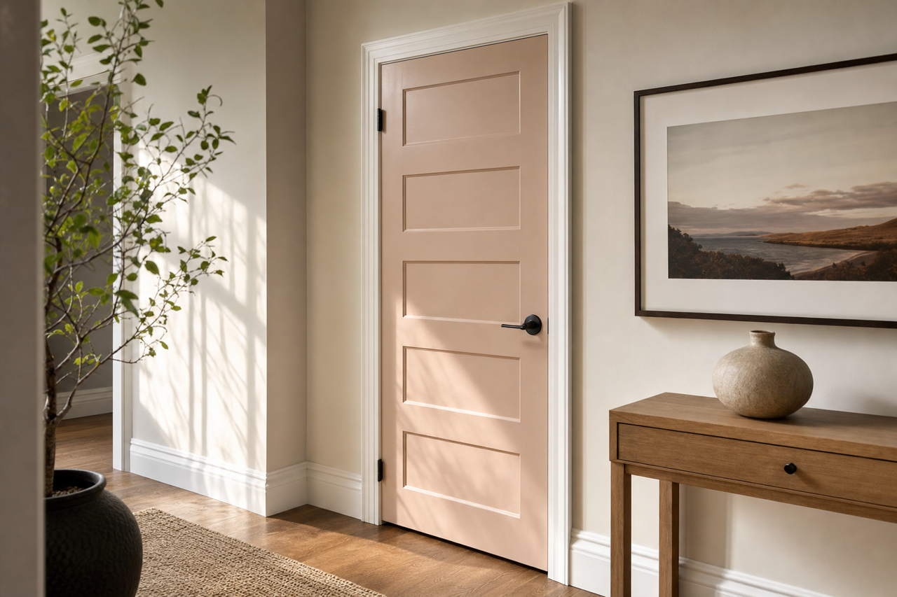 Seagull Beach by Valspar on interior-doors