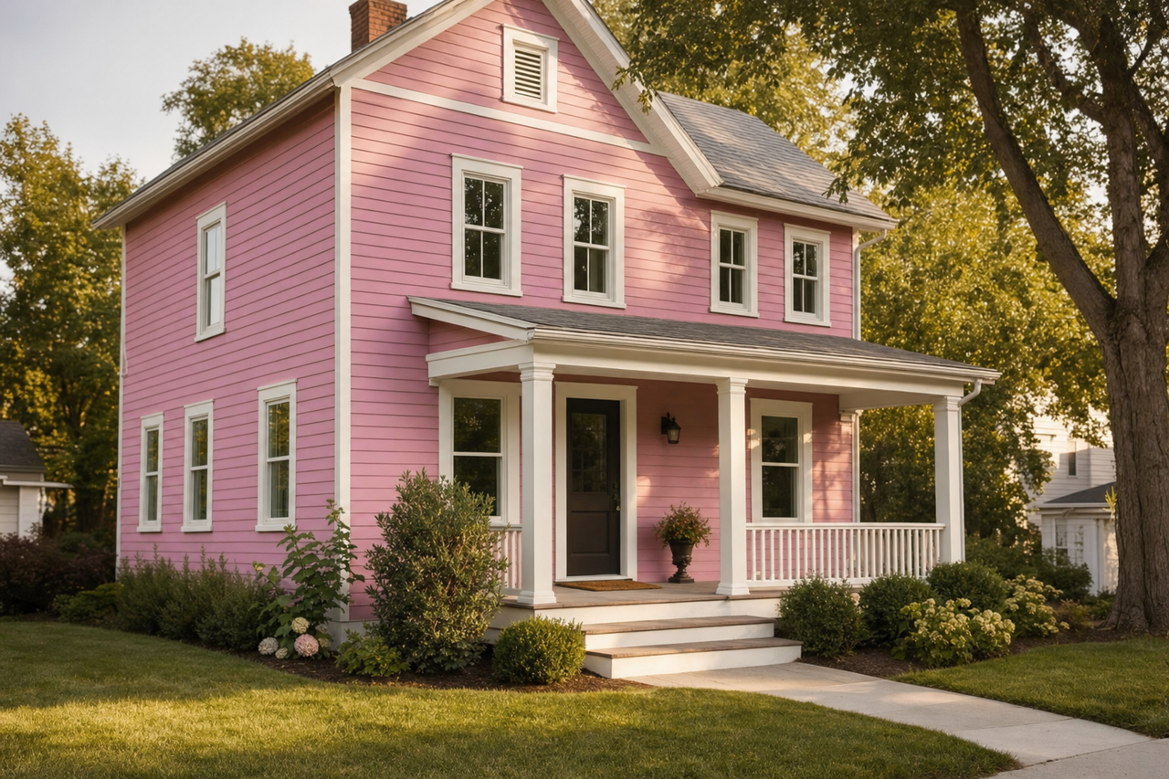 Berry Twist by Valspar on exterior