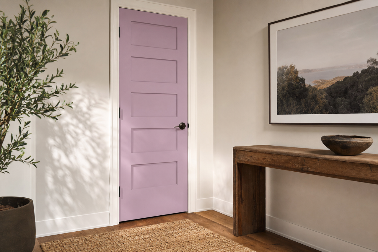 Floral Vista by Valspar on interior-doors