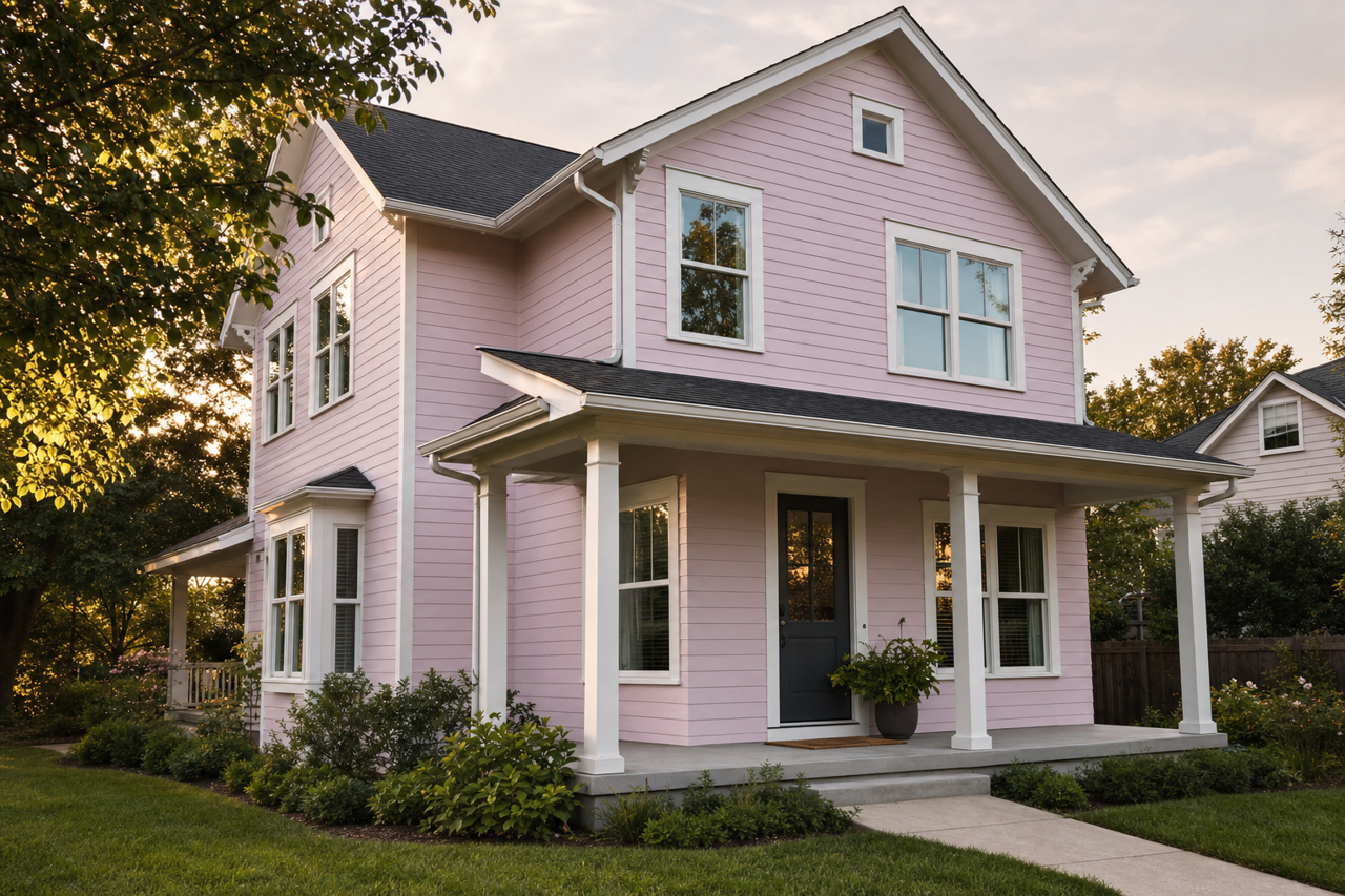 Sweet Lily by Valspar on exterior
