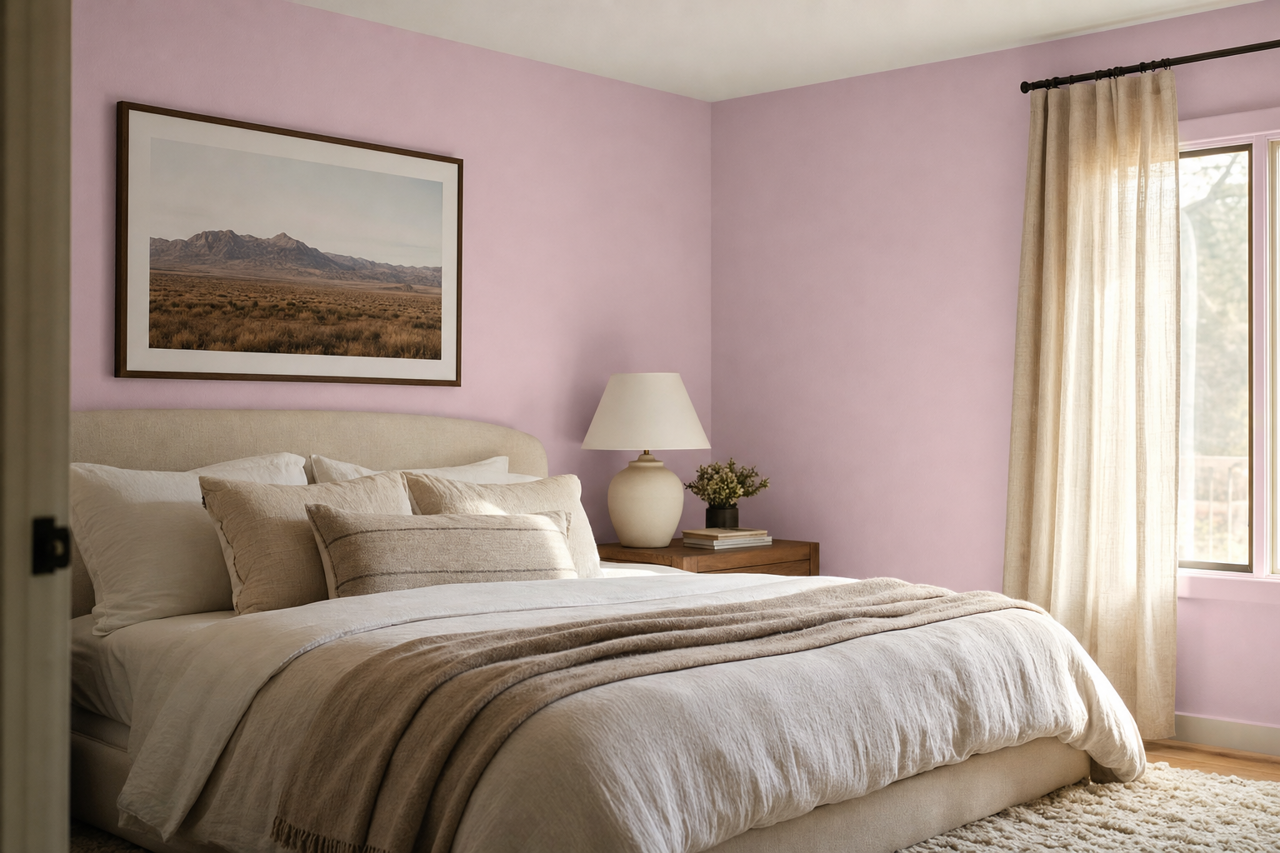 Sweet Lily by Valspar on interiors