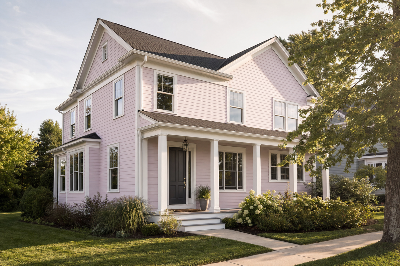 Easter Morning by Valspar on exterior