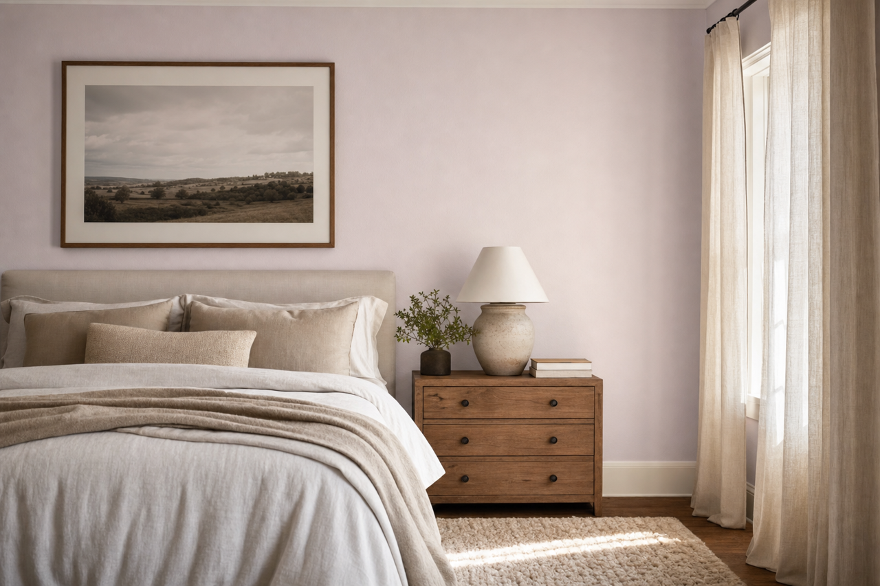 Gossamer Curtains by Valspar on interiors