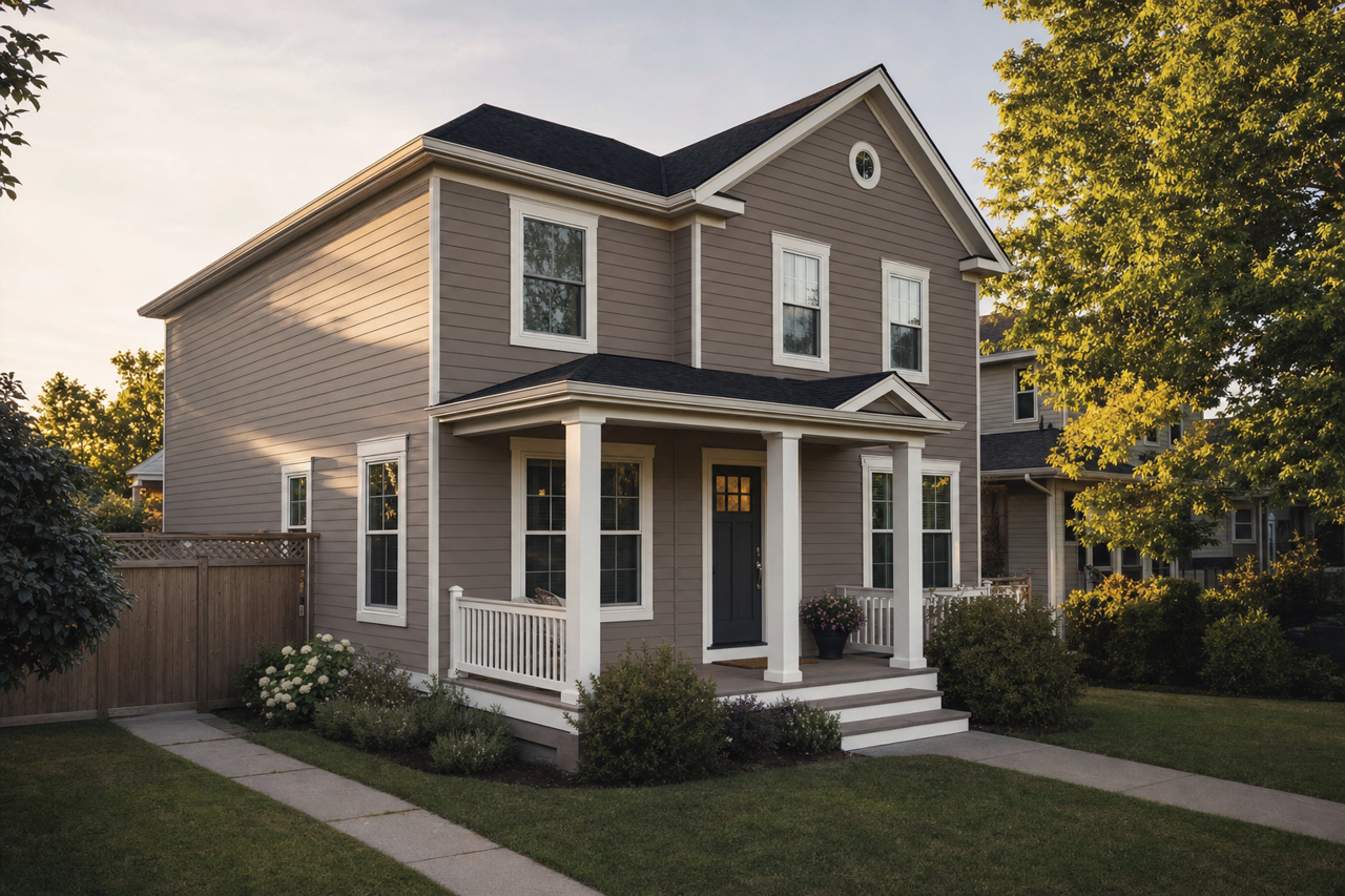 Summer Sparrow by Valspar on exterior
