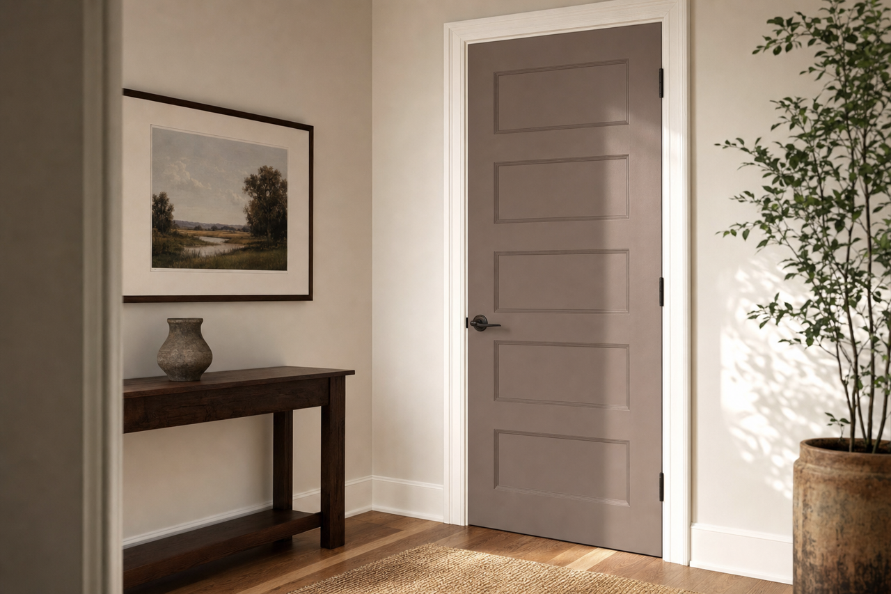 Summer Sparrow by Valspar on interior-doors