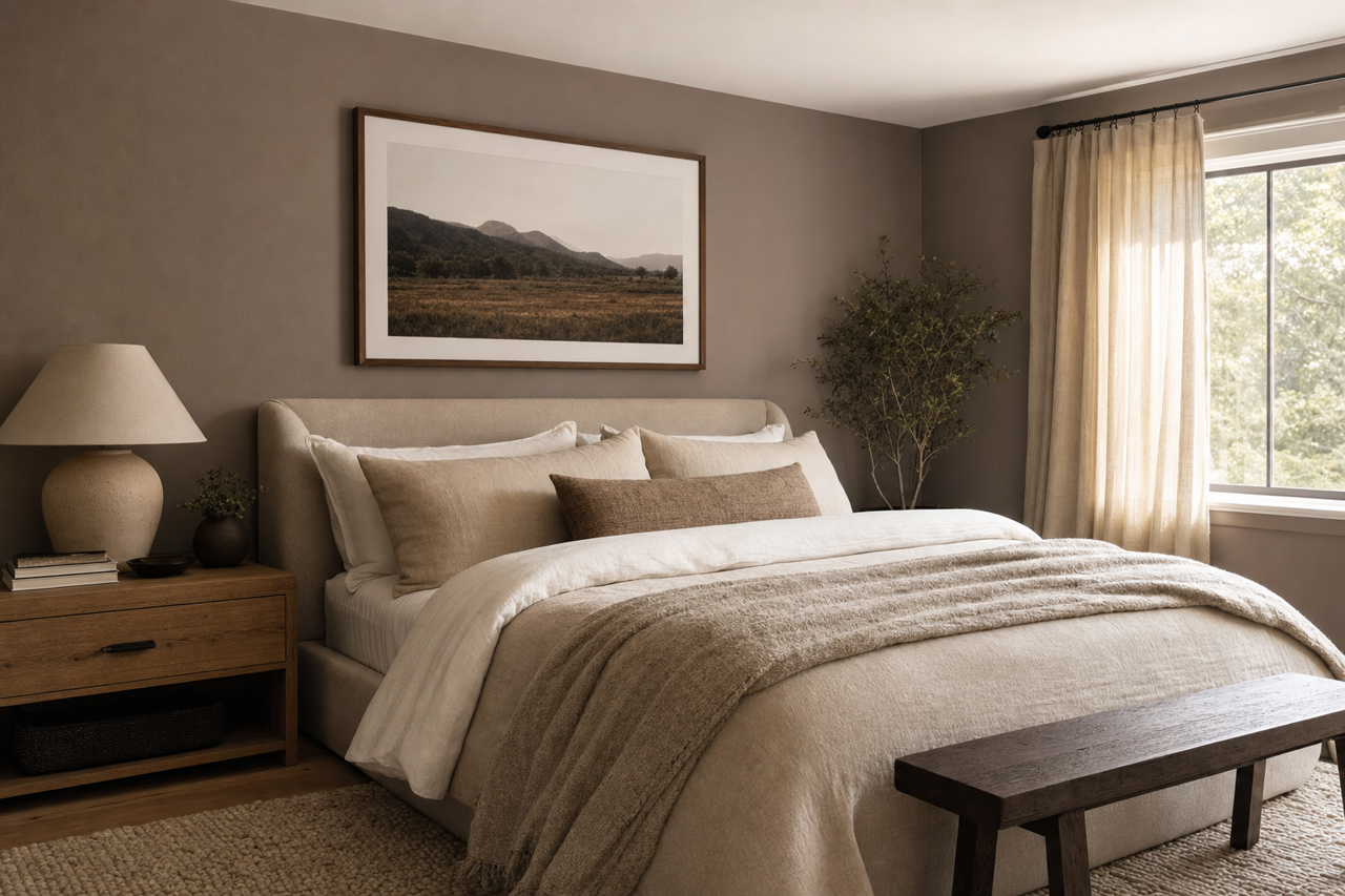 Summer Sparrow by Valspar on interiors