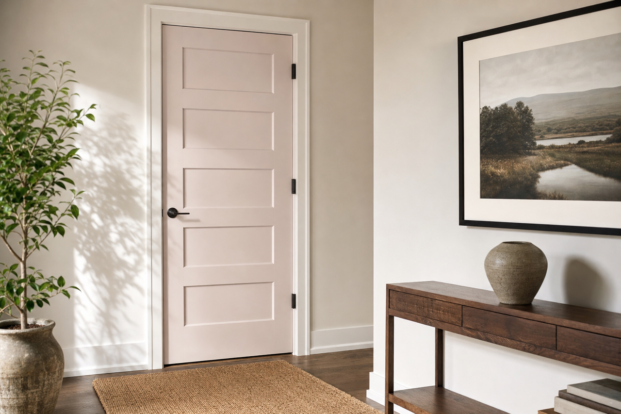 Napa Dawn by Valspar on interior-doors