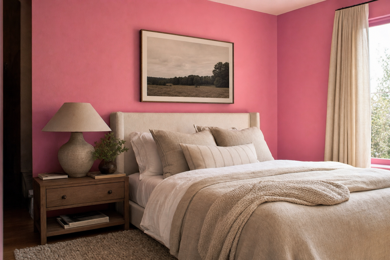 Frosty Berry by Valspar on interiors