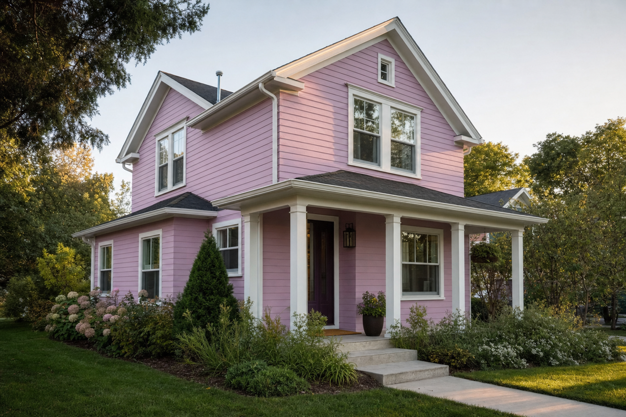 La La Love by Valspar on exterior