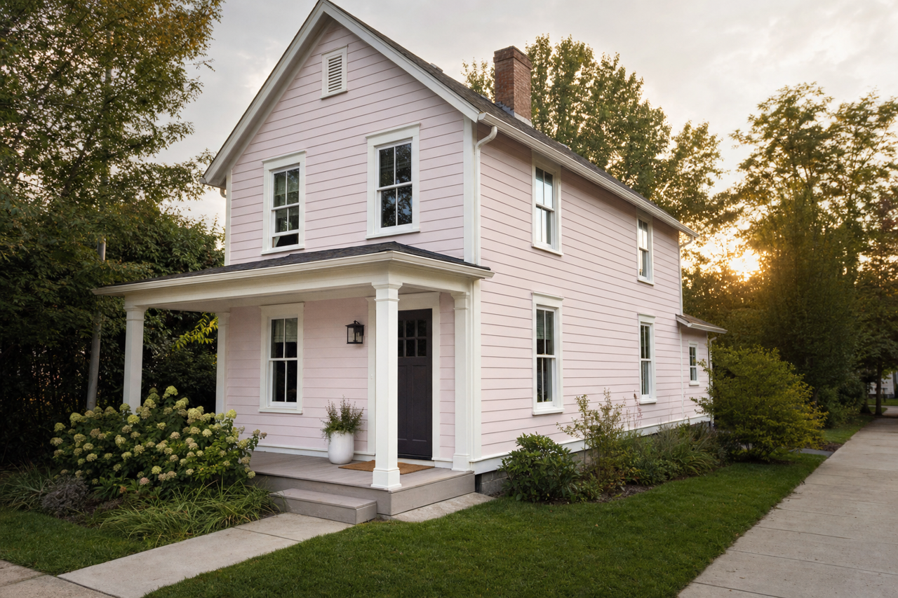 Dusted Gloam by Valspar on exterior