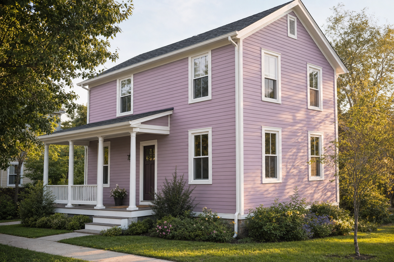 Glass Slippers by Valspar on exterior