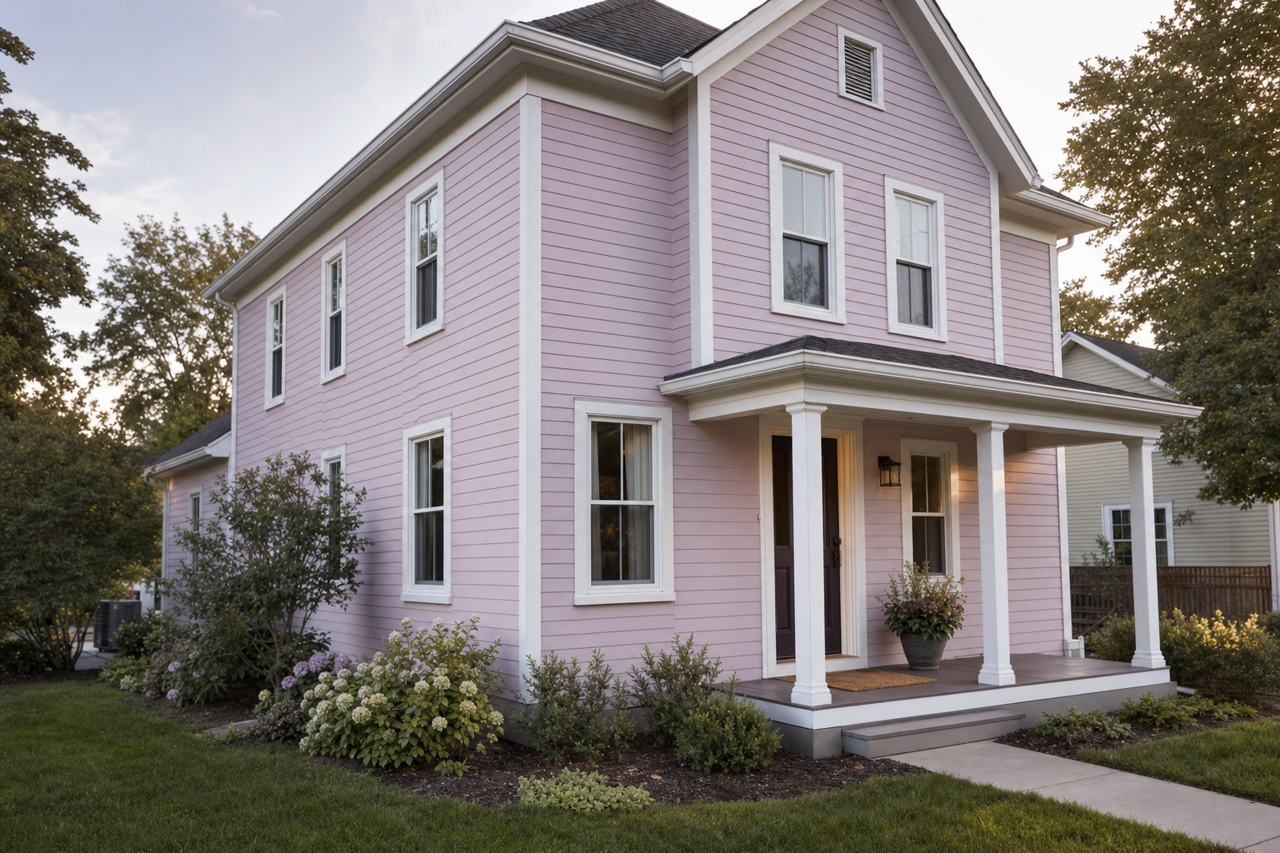 Subtle Purple by Valspar on exterior