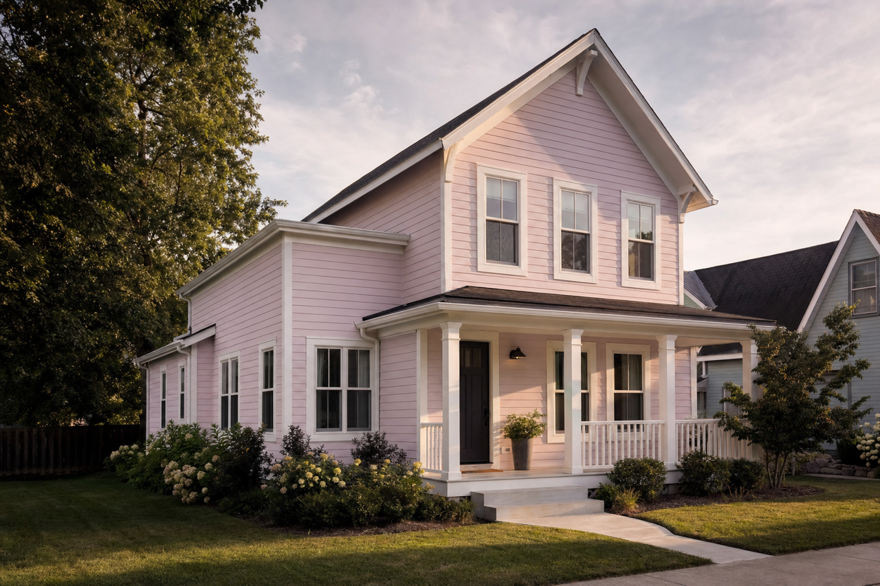 Lilac Lace by Valspar on exterior