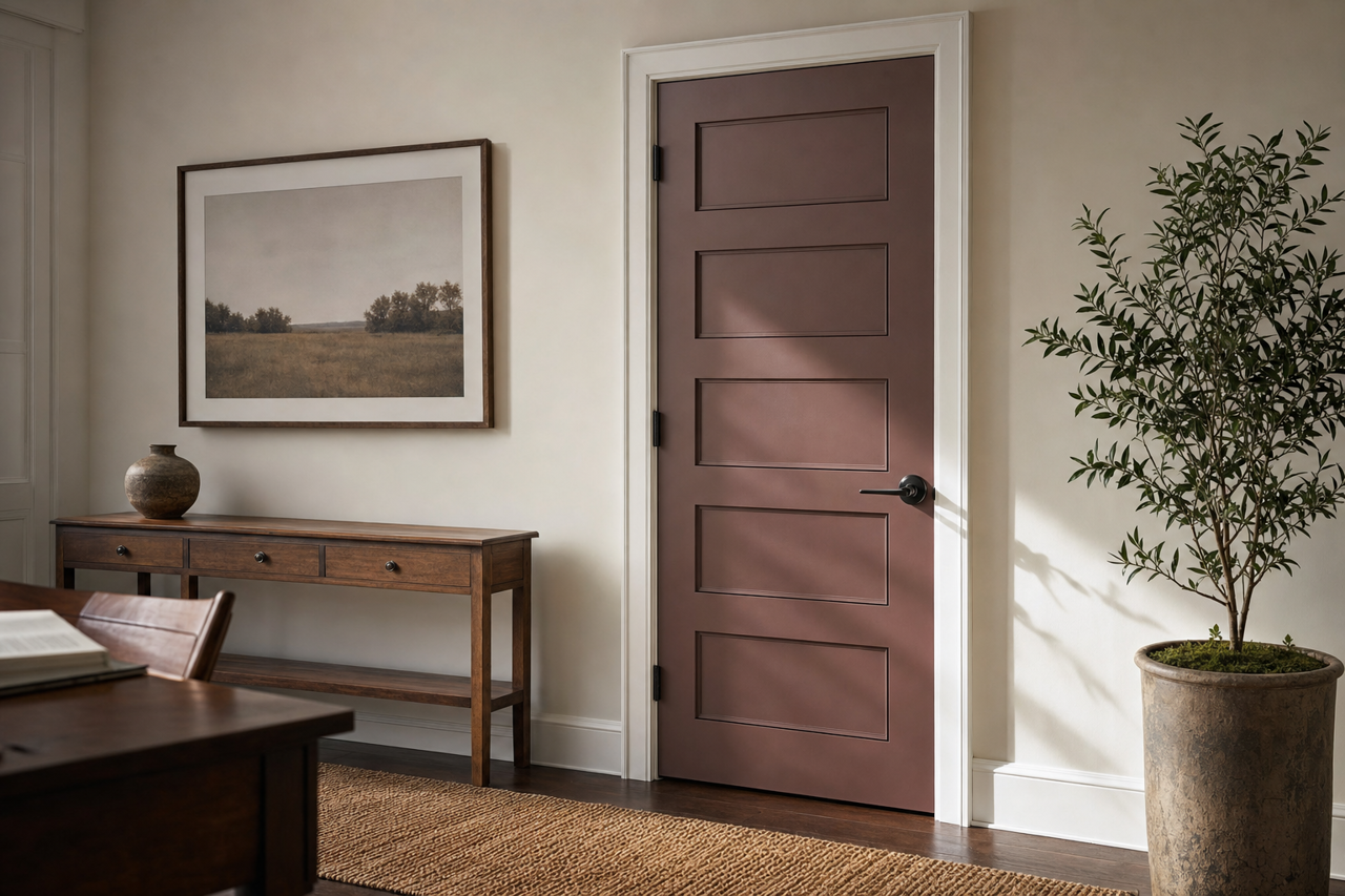 Virginia Soil by Valspar on interior-doors