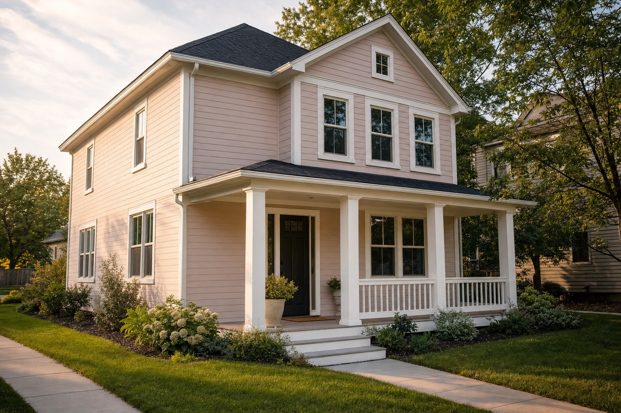 Berry Cream by Valspar on exterior