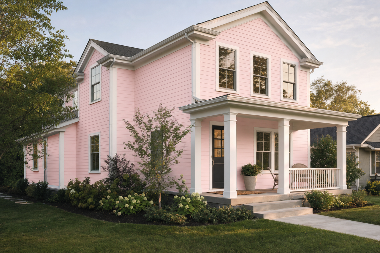 Pixie Dust by Valspar on exterior