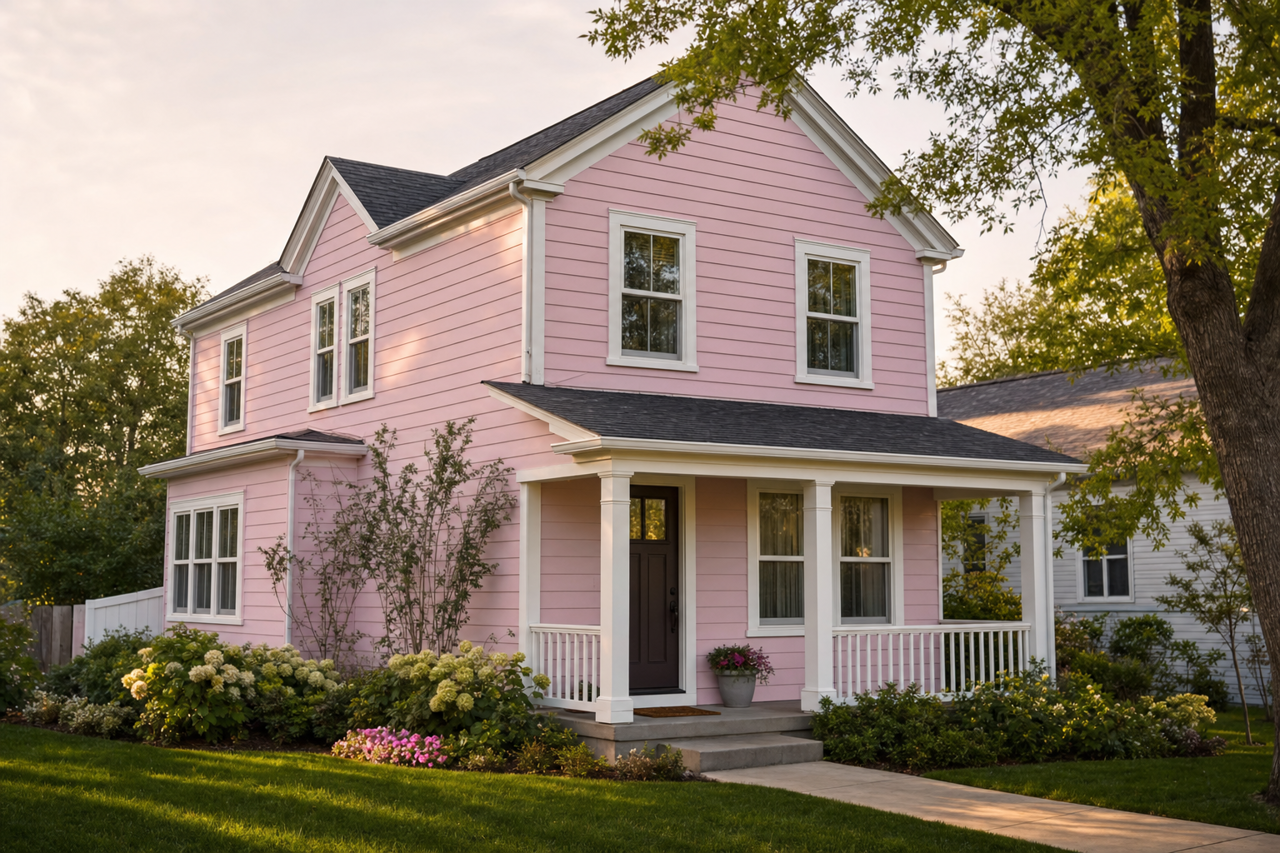 Lofty Delight by Valspar on exterior