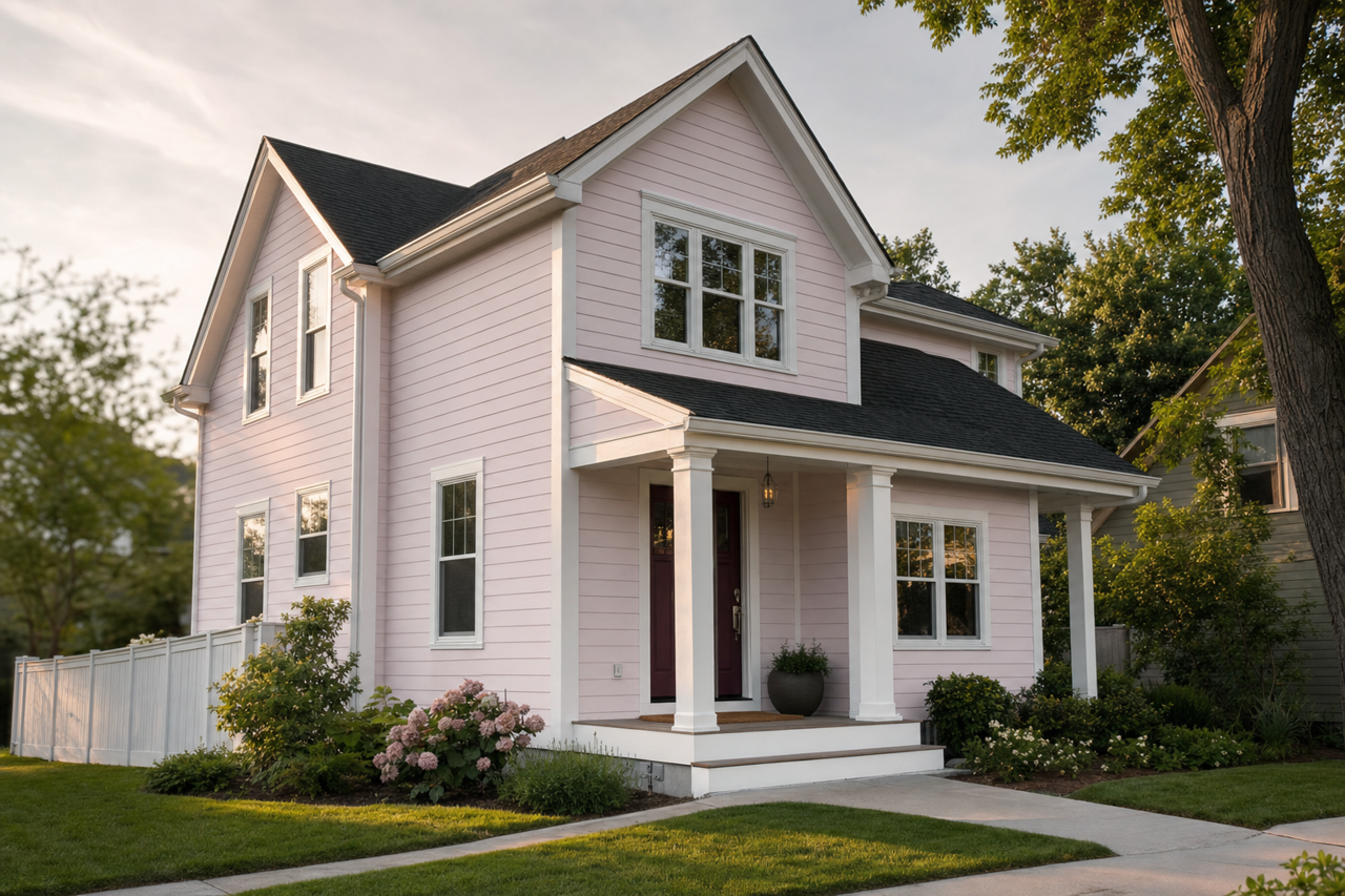 Dreamy Heather by Valspar on exterior